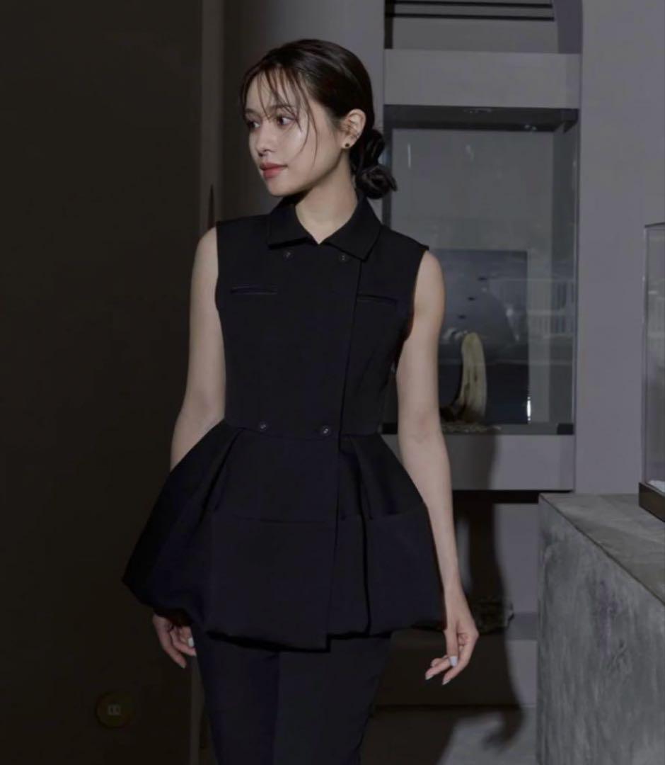 laubeblanc Balloon peplum Tops ローブブラン