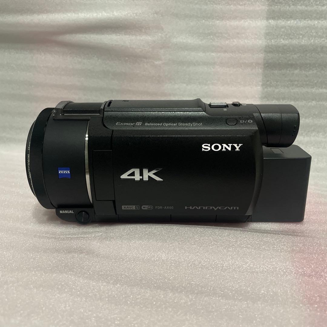 も*ら様 【美品】SONY 4K FDR-AX60 ビデオカメラ本体 ハンディカ