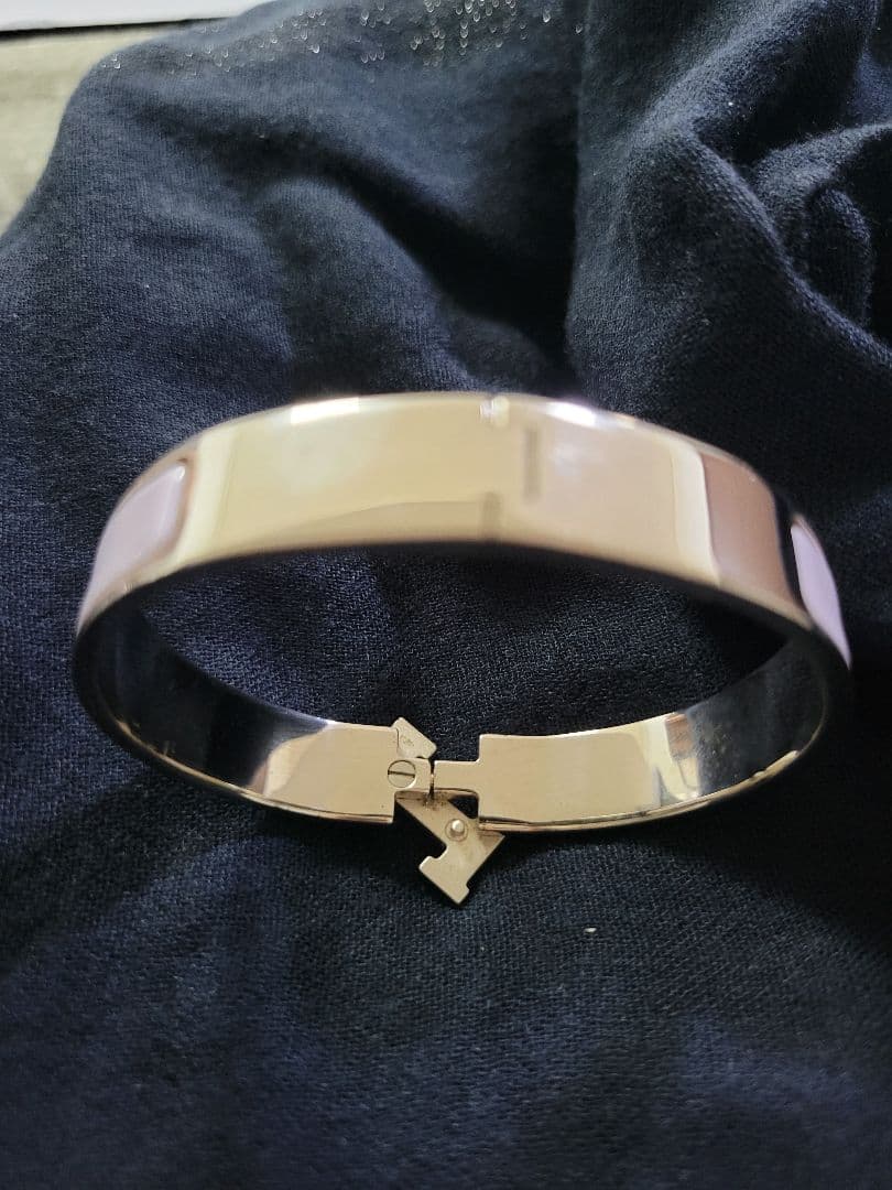 エルメス　クリッククラック　シルバー×ライトパープル