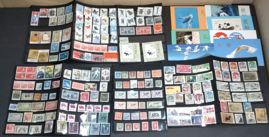 中国切手　消印あり、無し　混同　パンダ・日中青年友好交流など　切手まとめ