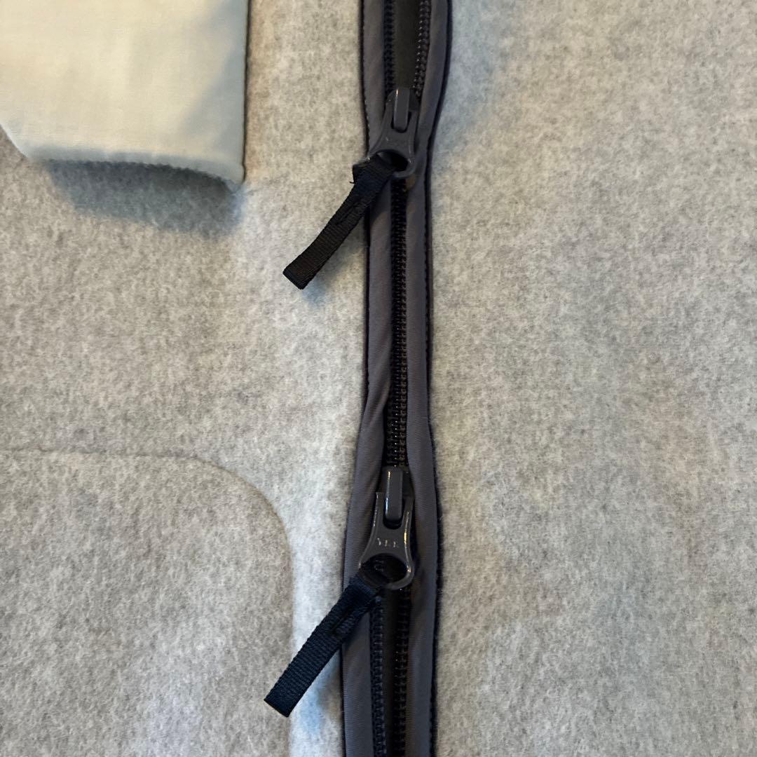 nagonstans asymmetry slit vest ベスト　グレー