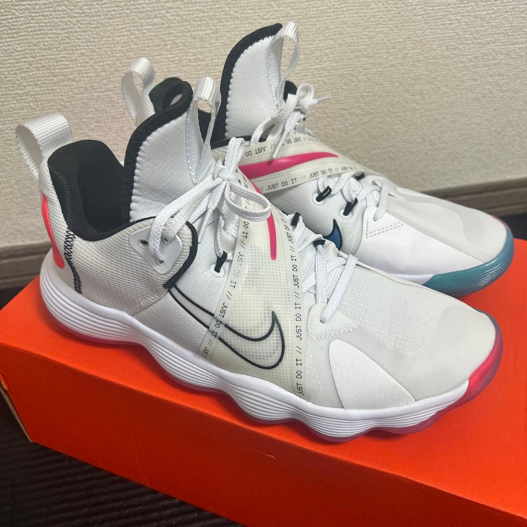 Nike バレーボールシューズ ホワイト/ブルーピンク　未入荷モデル