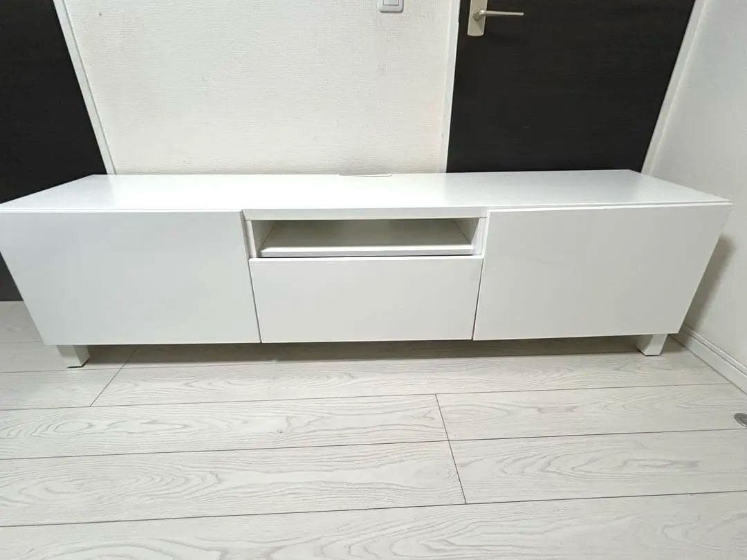 【極美品】IKEA BESTÅ ベストー　テレビ台 引き出し&扉付き