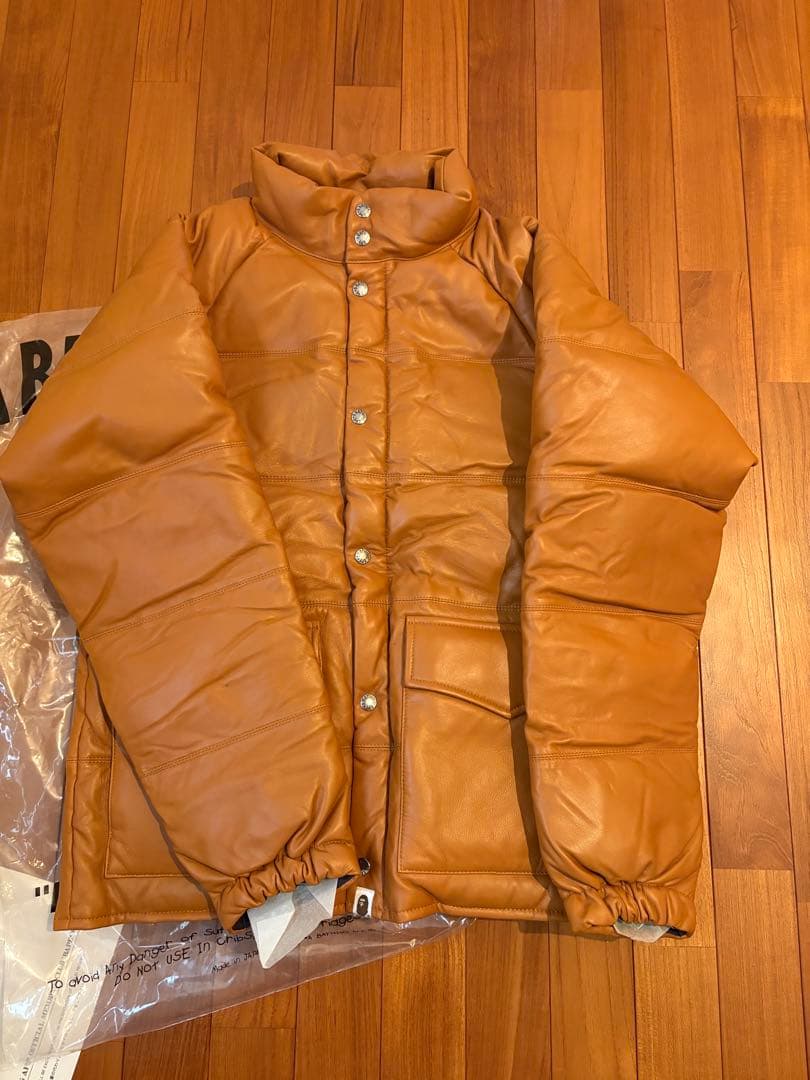 A BATHING APE ダウンジャケット キムタクダウンブラウン