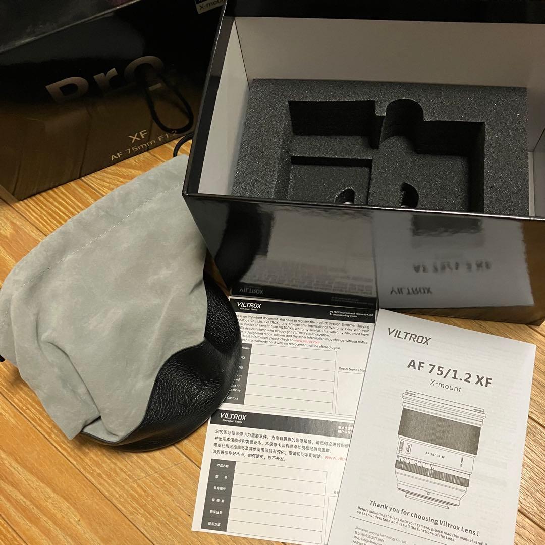 レンズ(単焦点) VILTROX AF 75mm F1.2 Pro / Fuji x mount