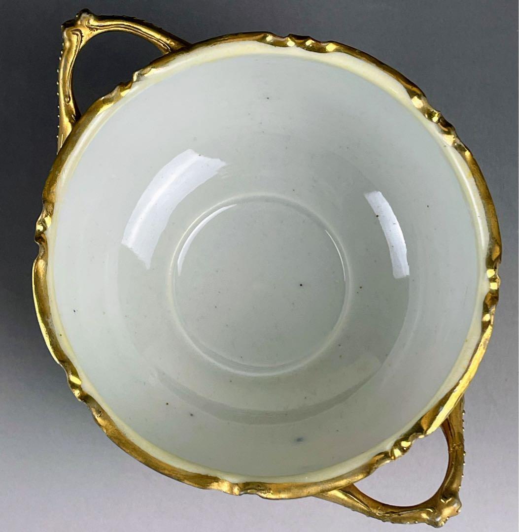 【専用】オールドニッポン アールヌーボー様式牡丹紋 コラレン 盛皿 ボウル