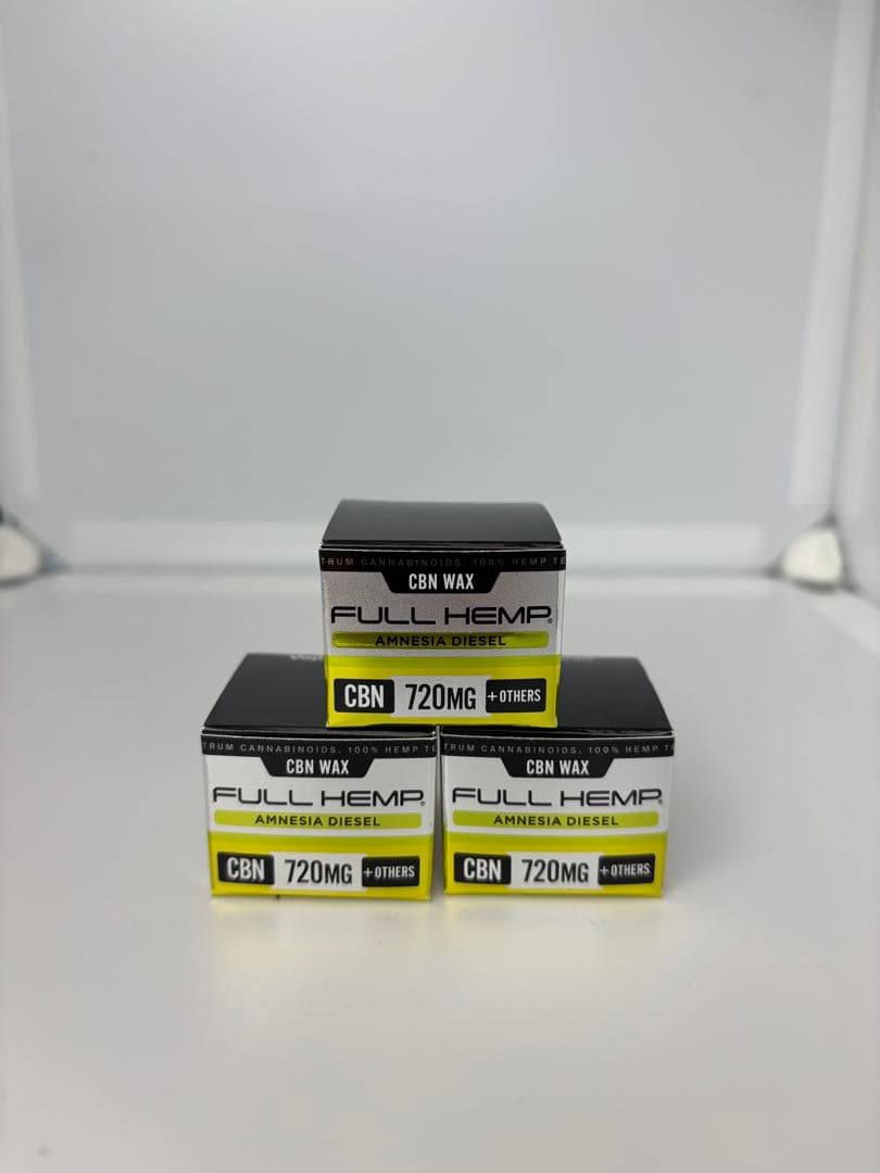 【3個まとめ売り】FULL HEMP 90%ワックス1G×3アムネシアディーゼル