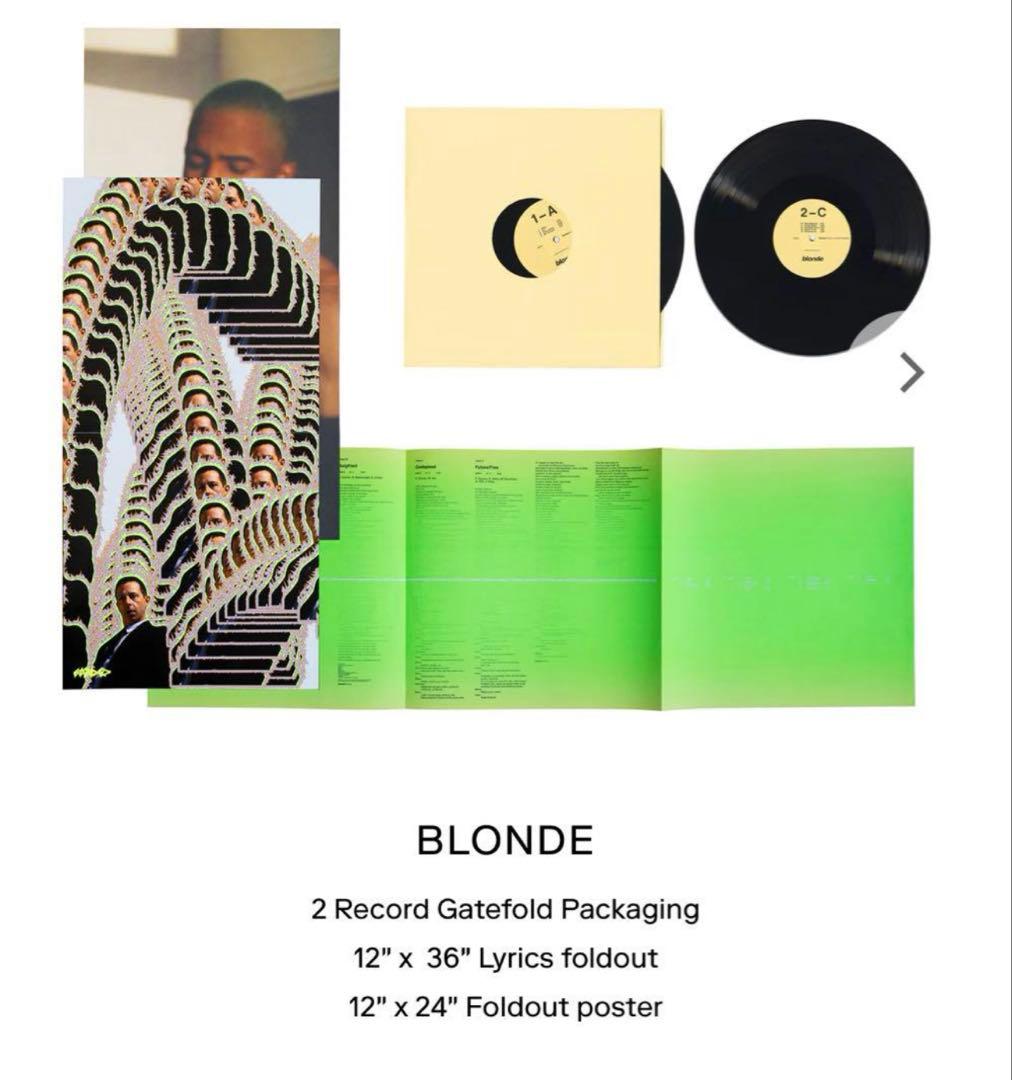 オフィシャル Blonde - Frank Ocean レコード　新品未開封