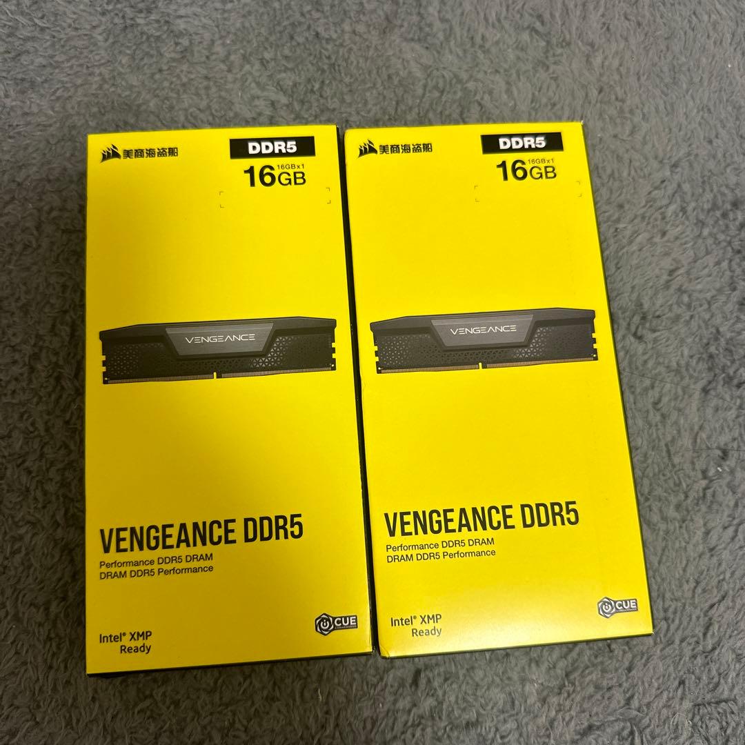 VENGEANCE DDR5 16GB メモリ 2個