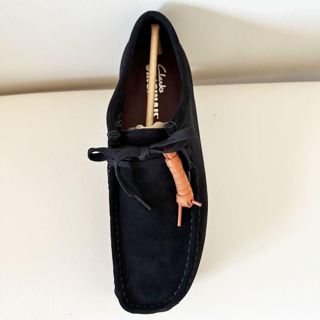 【新品】クラークス CLARKS ワラビー ブラックスエード 26cm