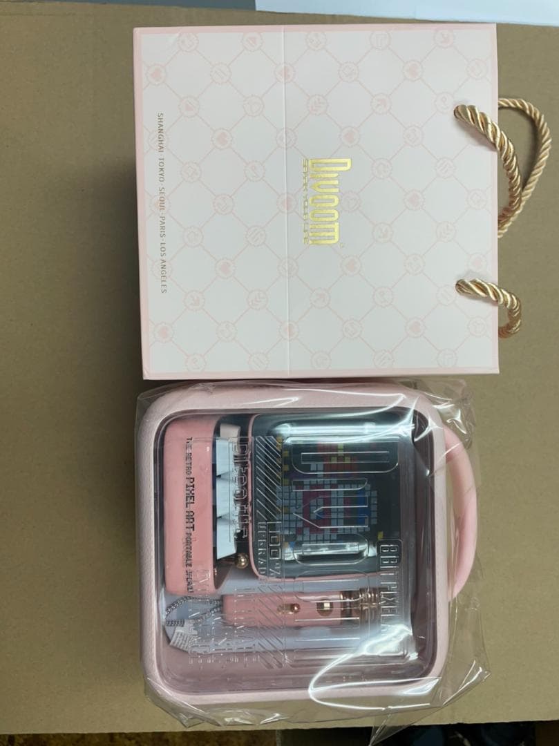 DivoomDitoo-Micbluetoothスピーカーカラオケマイク ピンク