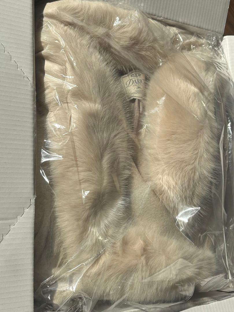 Darich ウエストベルトプリンセスラインコート　ベージュ　FL