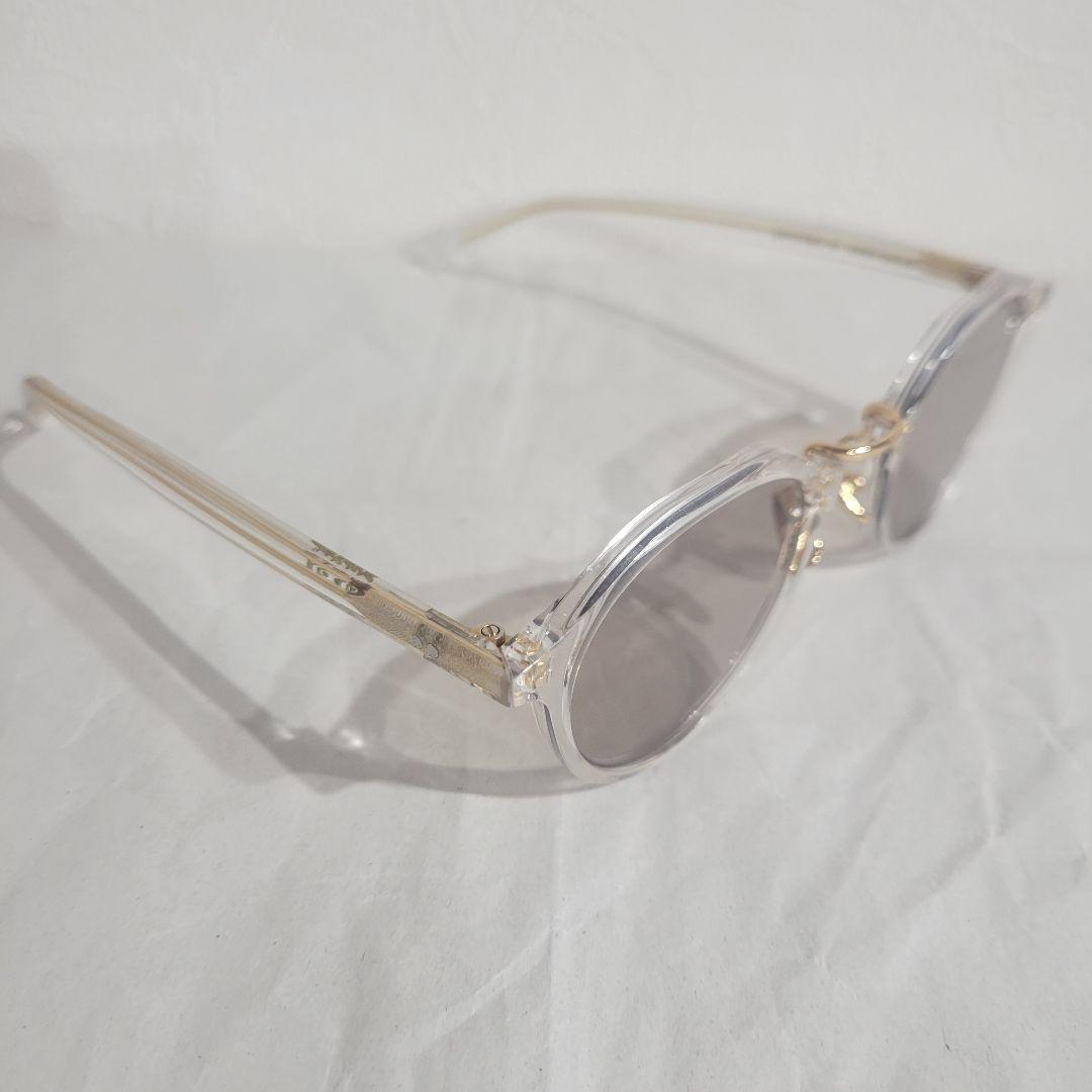 A.D.S.R. SATCHMO 03 クリア/ゴールドフレーム ブラウンレンズ