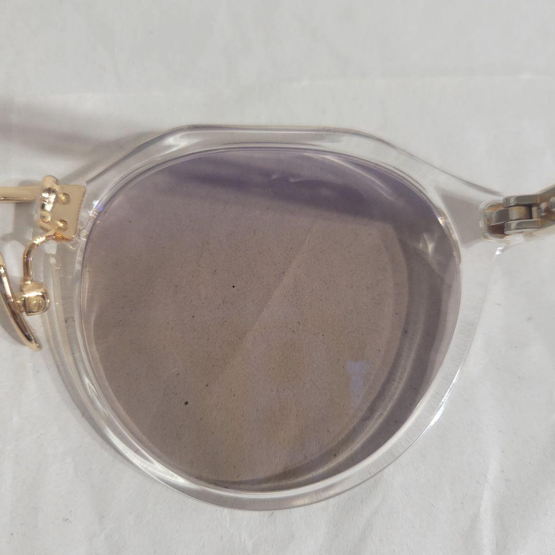 A.D.S.R. SATCHMO 03 クリア/ゴールドフレーム ブラウンレンズ