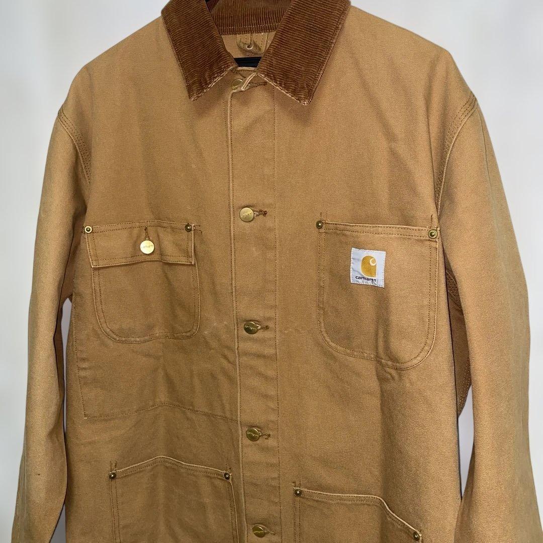 ダック地　チョアジャケット カーハート 80s 90s 星タグ　USA