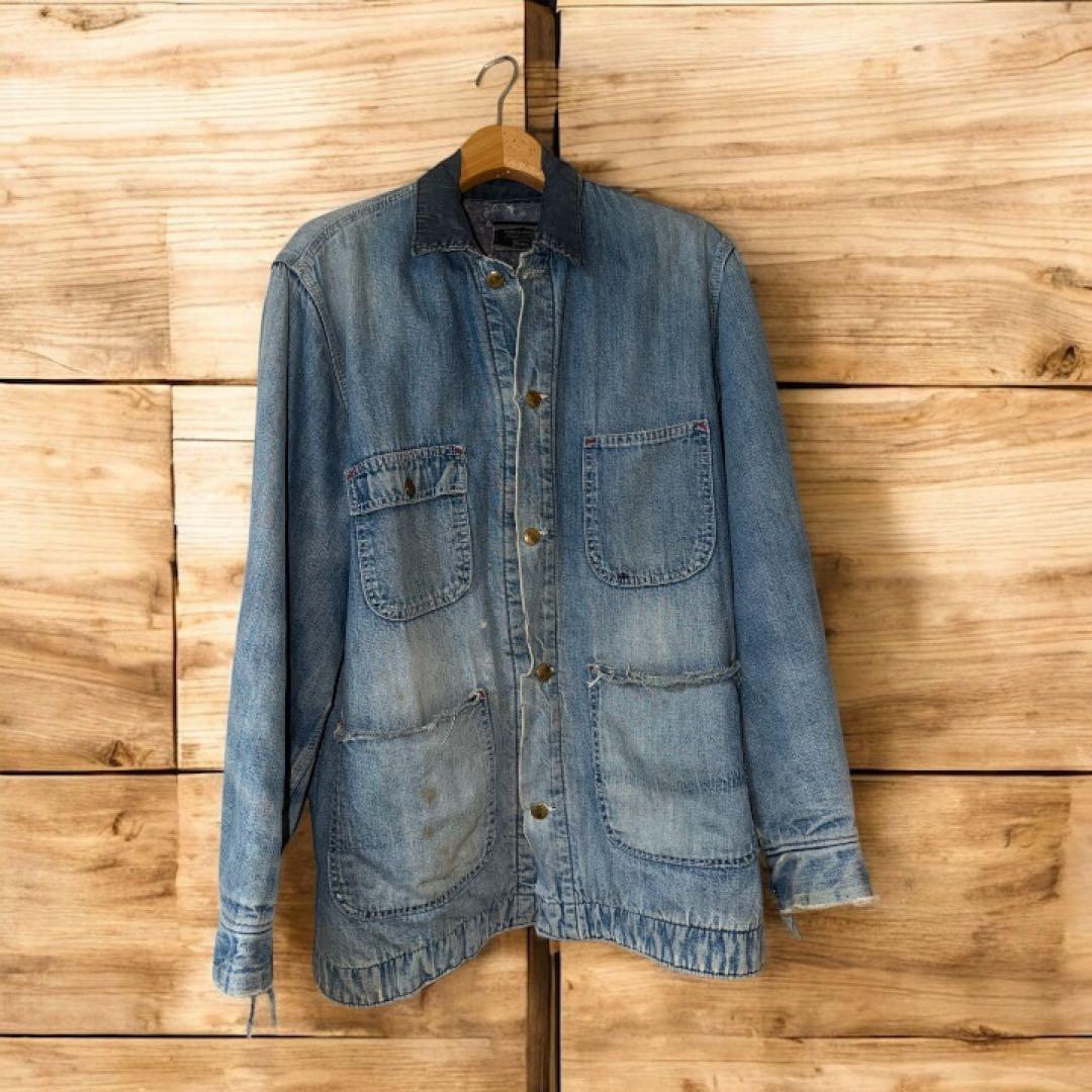 シアーズ Sears 70s ブランケットライナー デニムカバーオール USA製