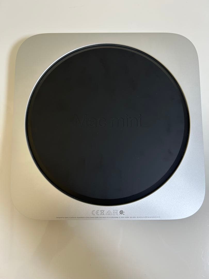 Macmini M2 512GB 16GB 純正キーボード・マウス付き
