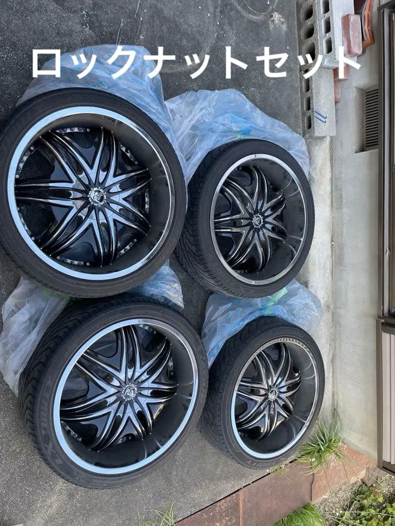 ディアブロモーフィアス　24インチ　4本セット　6穴　プラドなど