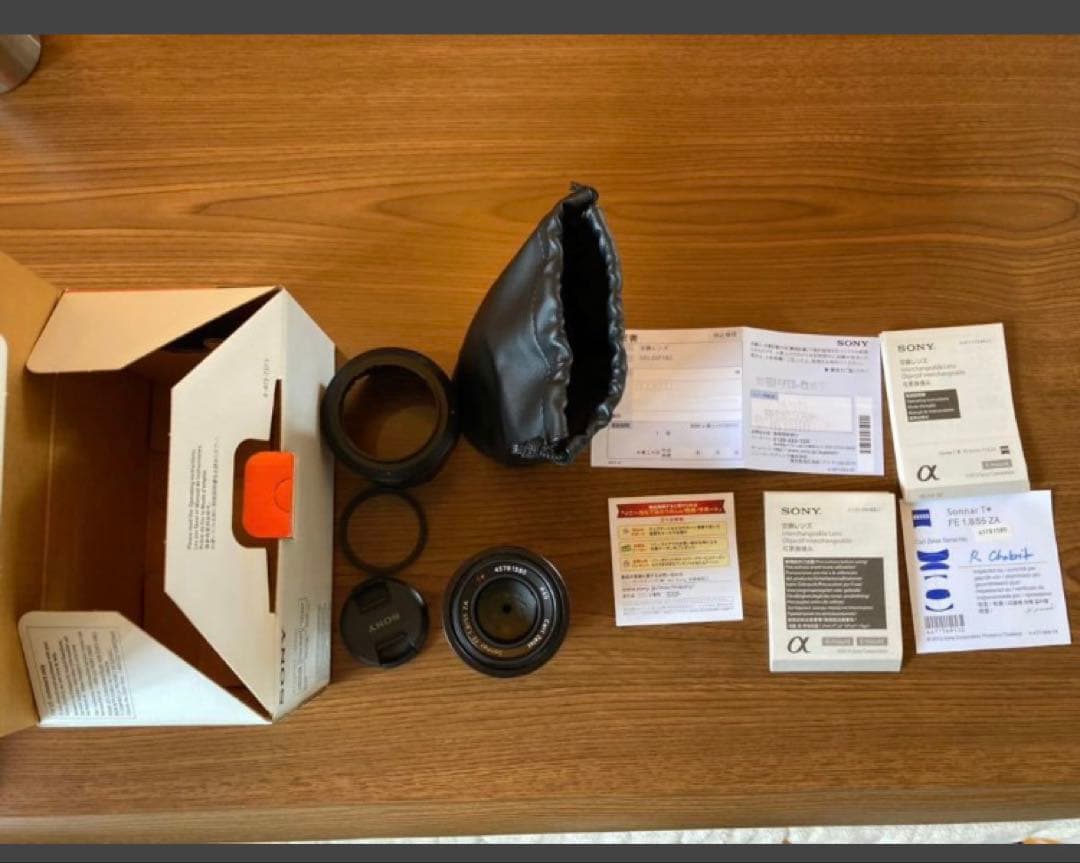 SONY α SEL55F18Z単焦点 Kenko Zeta プロテクター付