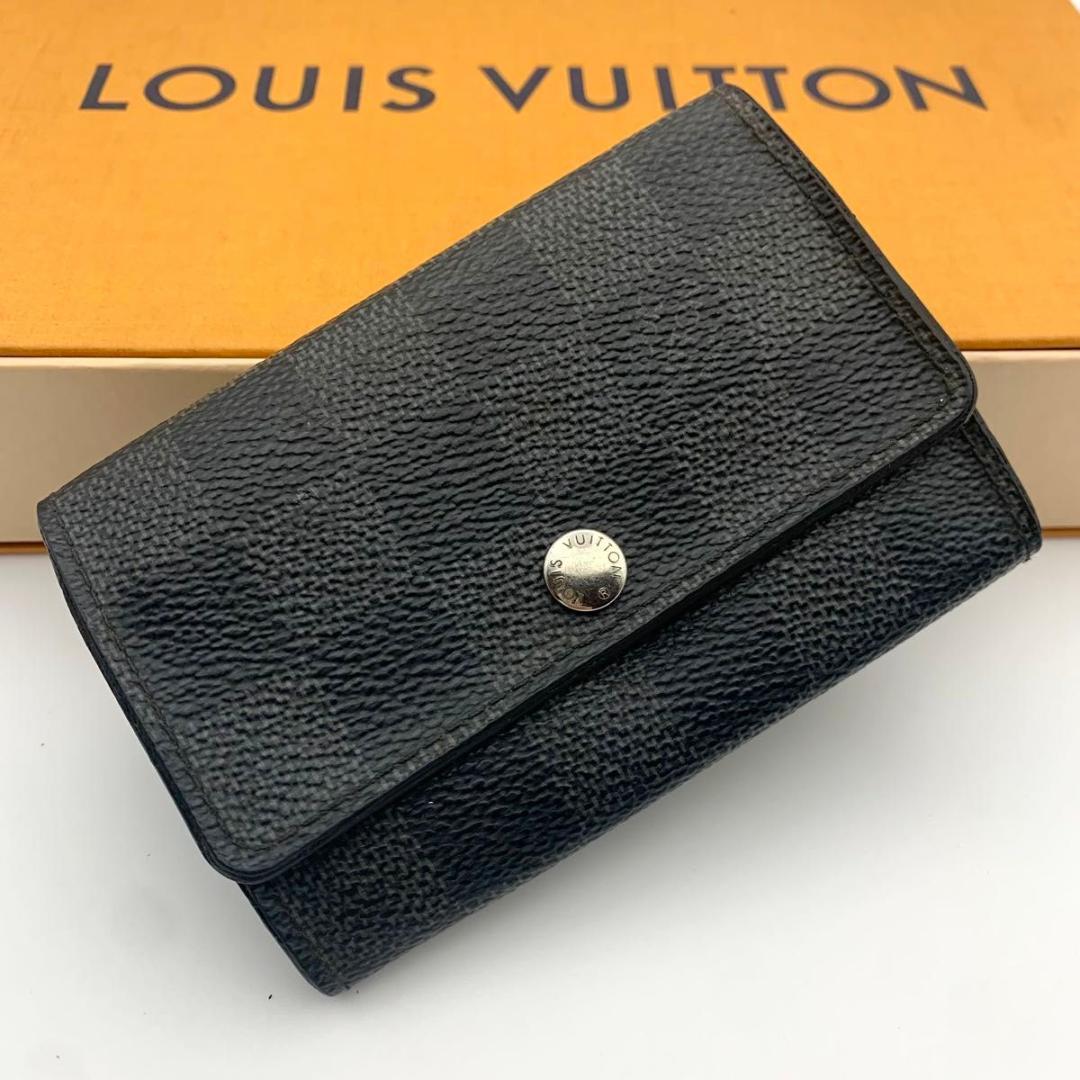 ルイヴィトン ミュルティクレ6 キーケース キーホルダー ダミエグラフィット