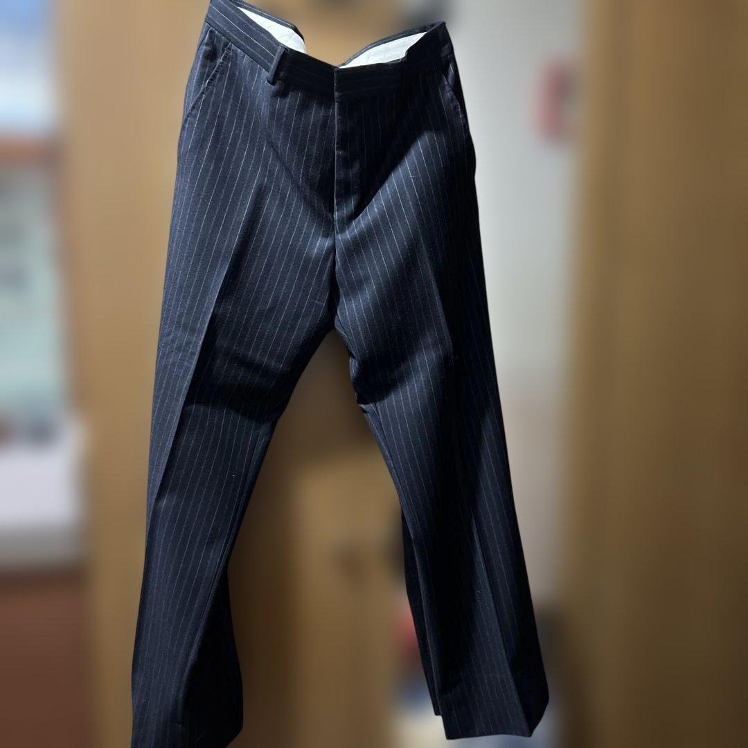 Yves Saint Laurent ストライプ ビジネススーツ パンツセット