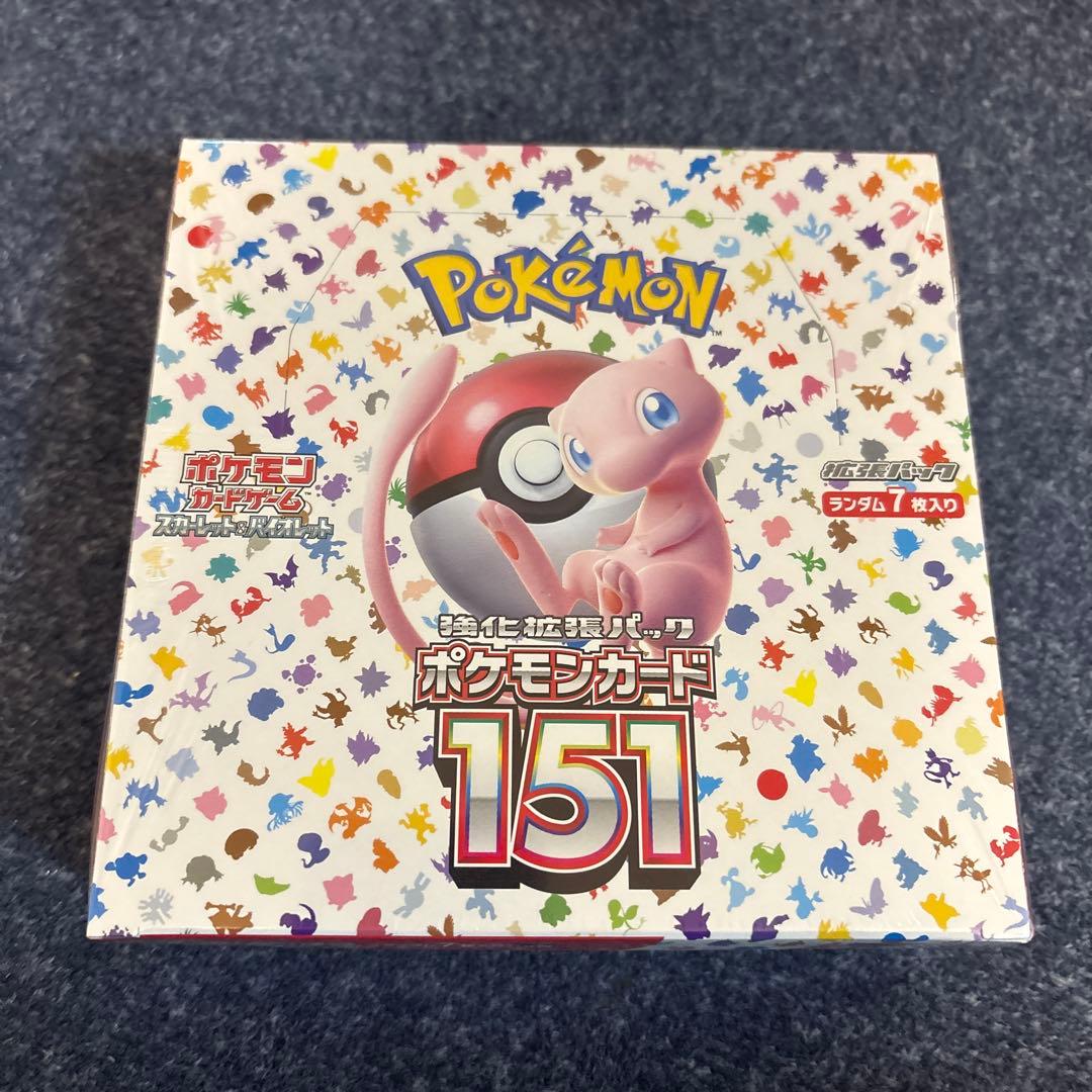 ポケモンカード151 ボックス シュリンク付き ポケカ box 新品未開封