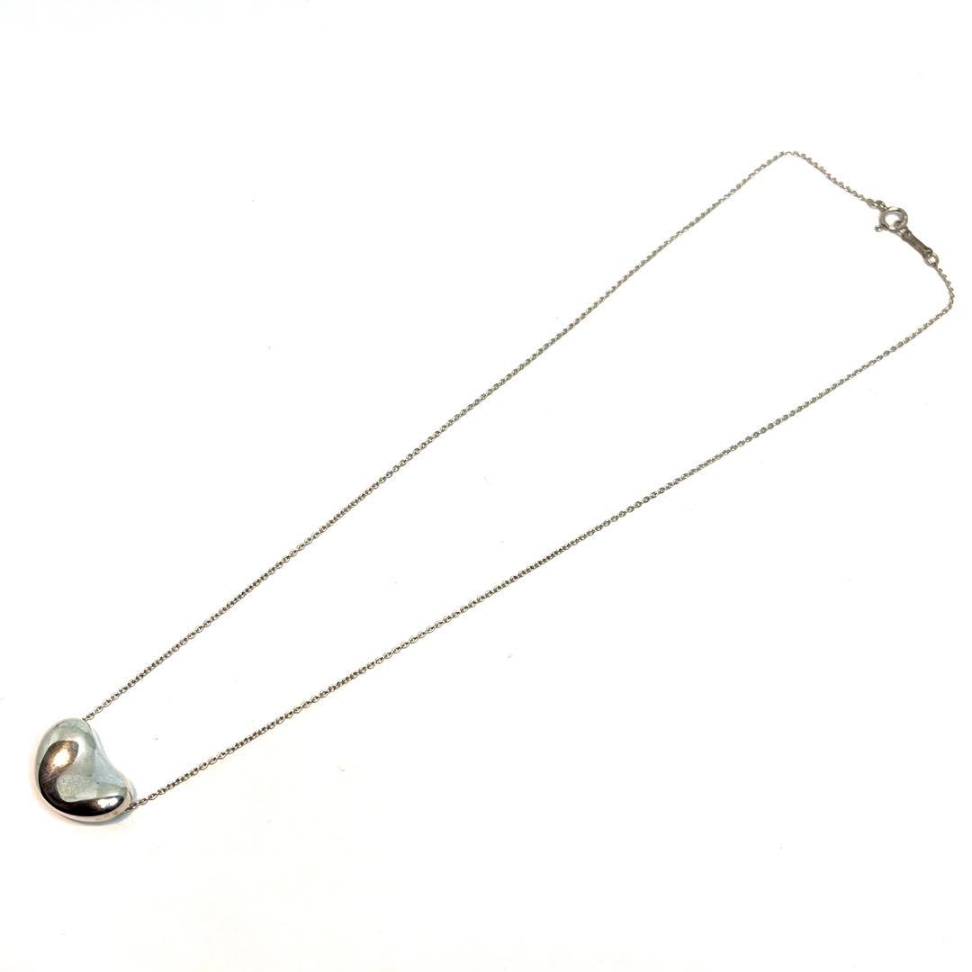 ティファニー ビーンネックレス ラージサイズ トップ シルバー 925 2.0