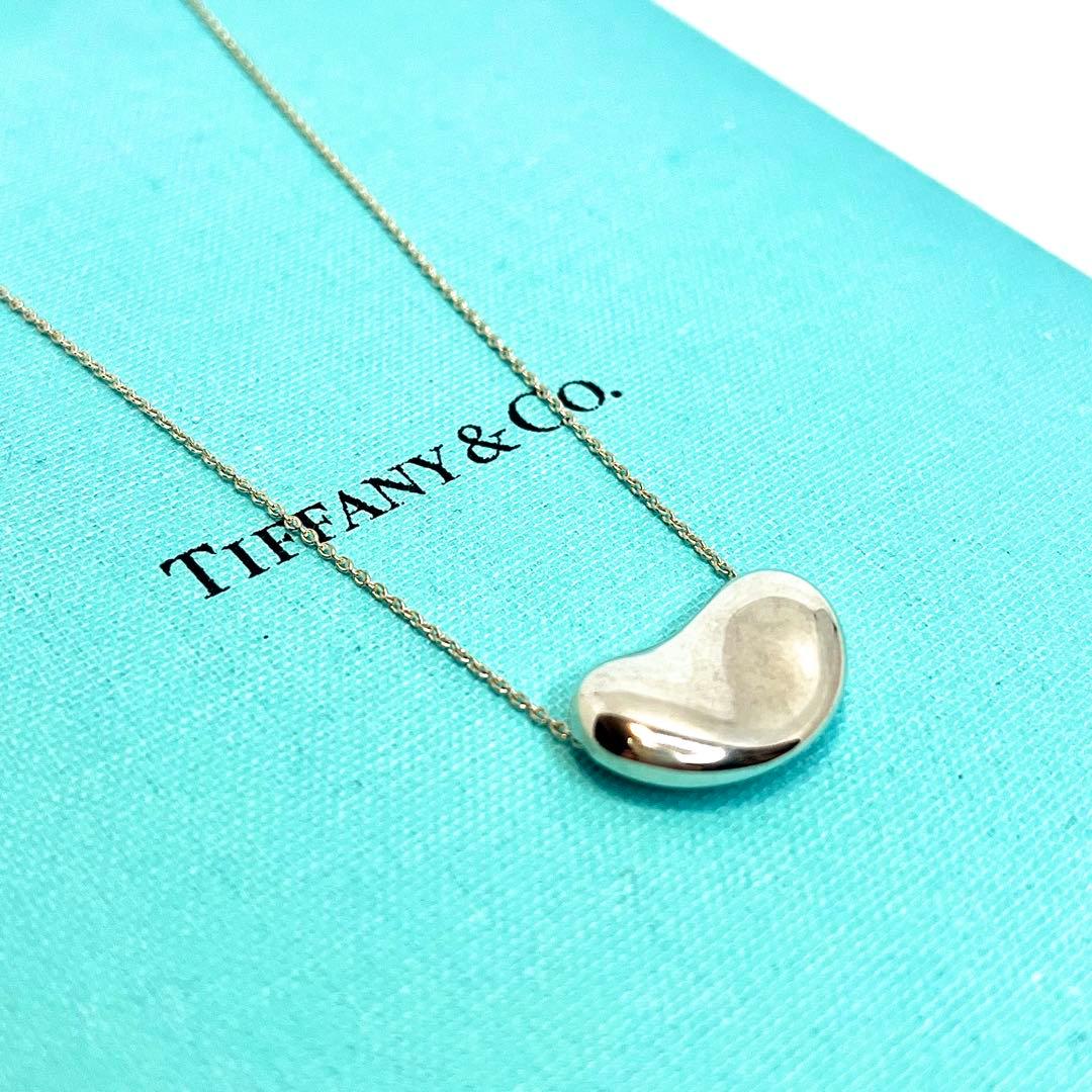 ティファニー ビーンネックレス ラージサイズ トップ シルバー 925 2.0