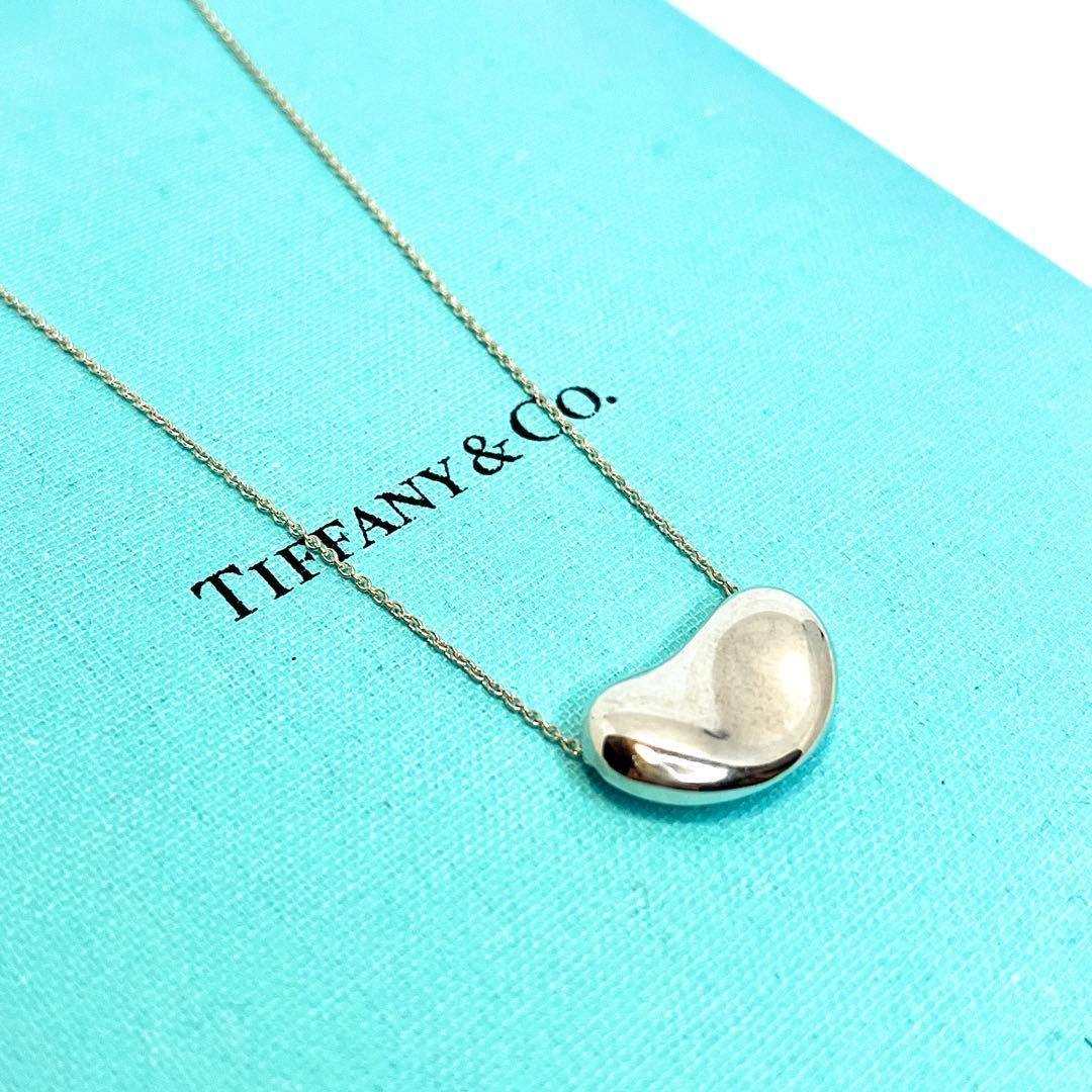ティファニー ビーンネックレス ラージサイズ トップ シルバー 925 2.0
