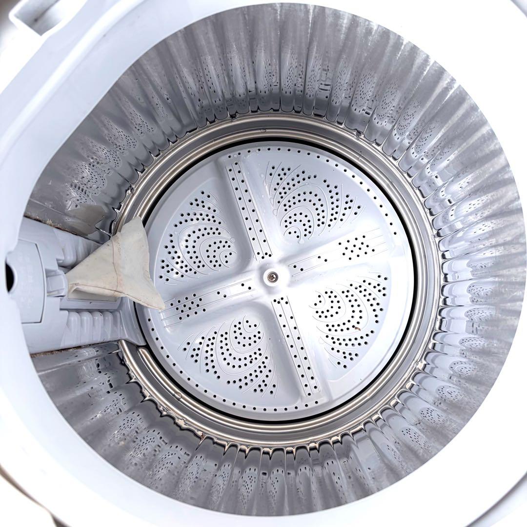 116運搬取付無料！ブラウン純正SHARP穴なし清潔全自動洗濯機！完動品超美品！