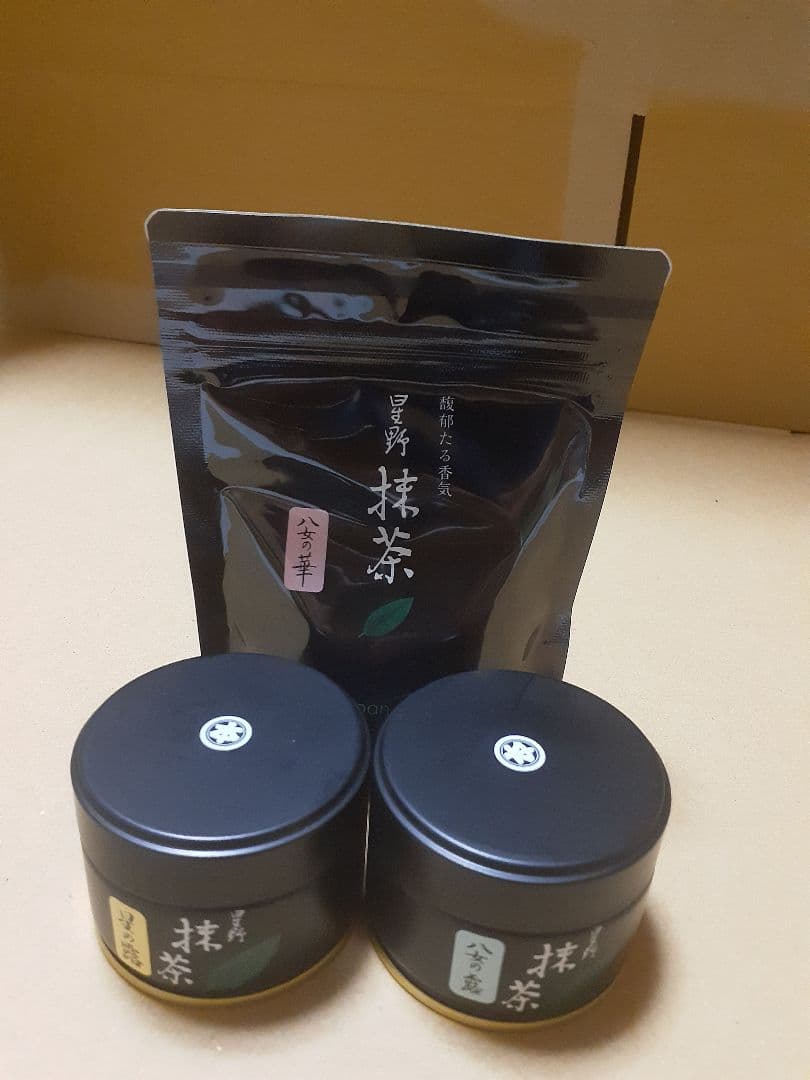星野製茶園　星の露　八女の露20g 缶　八女の華　20g袋　セット