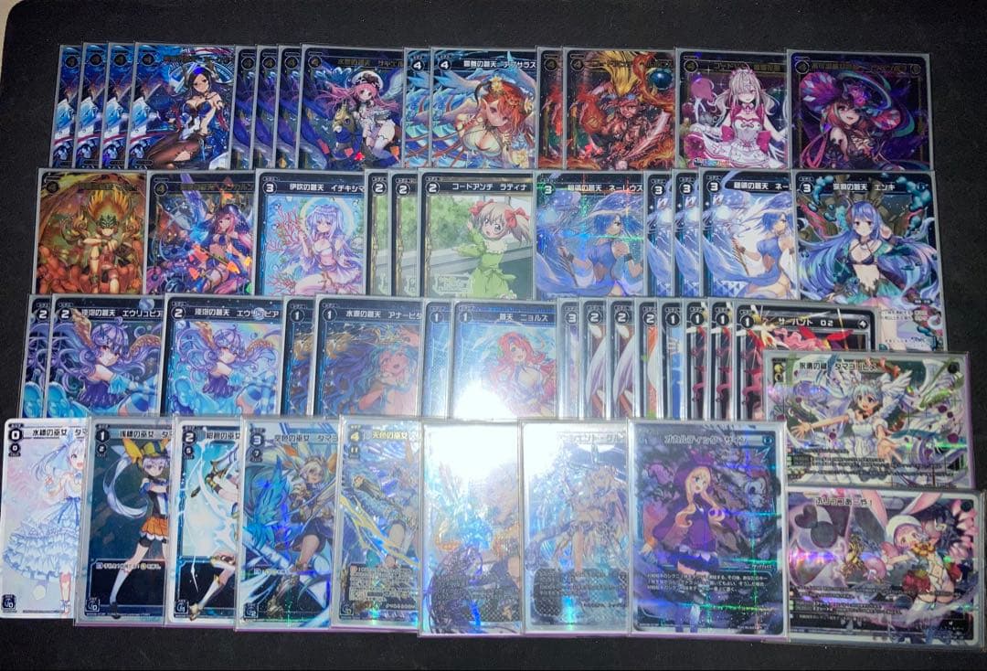 ウィクロス 青タマ　デッキ ホロ多数　wixoss