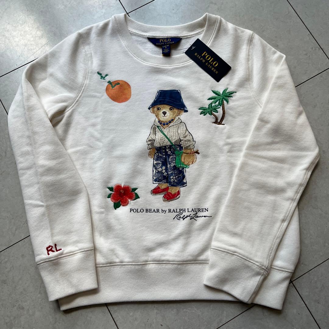 【新品未使用】ポロベアーフリーススエットシャツ　ガールズ