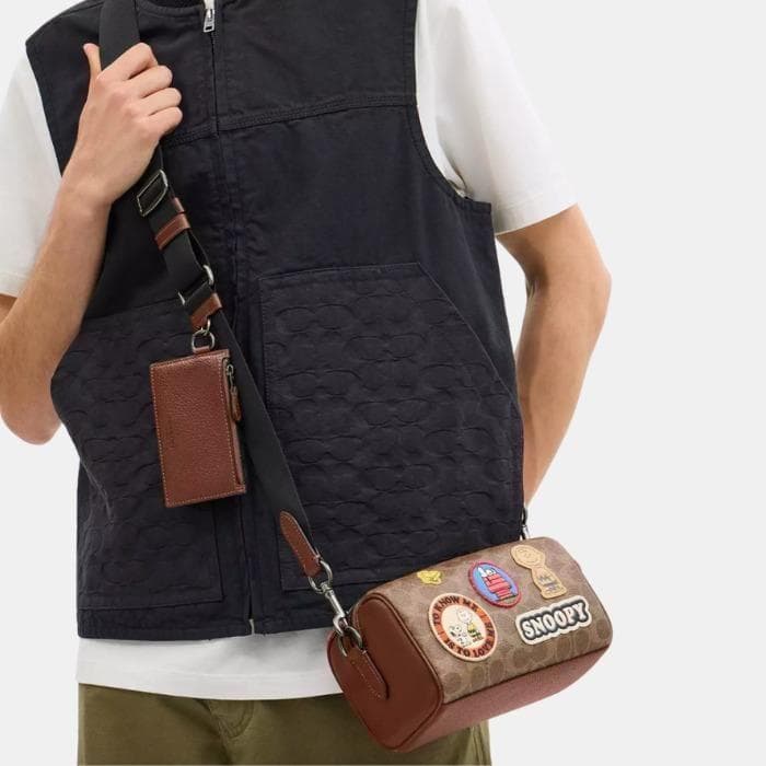 サマンサBOXスヌーピーカーゴバッグ