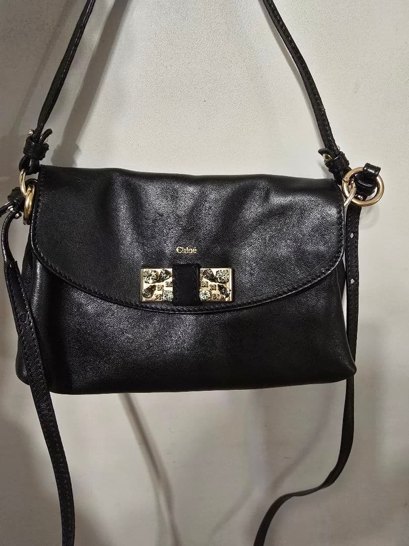 Chloé 黒 ショルダーバッグ