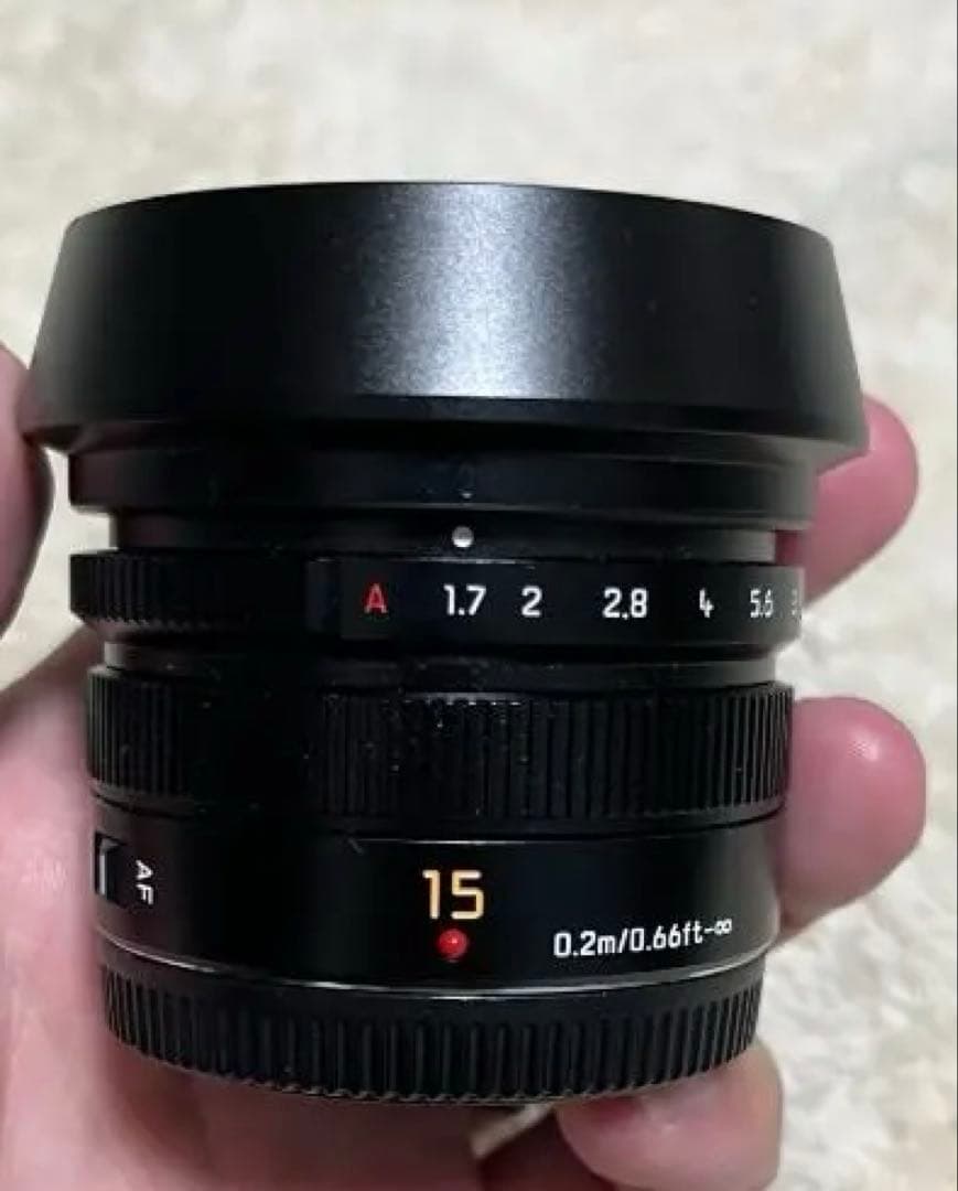レンズ(単焦点) LEICA DG SUMMILUX 15mm F1.7 ASPH lumix