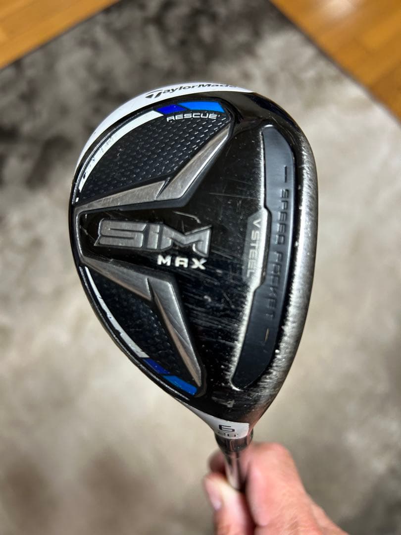 テーラーメイド SIM MAX ユーティリティ　U6 28° 純正シャフトS