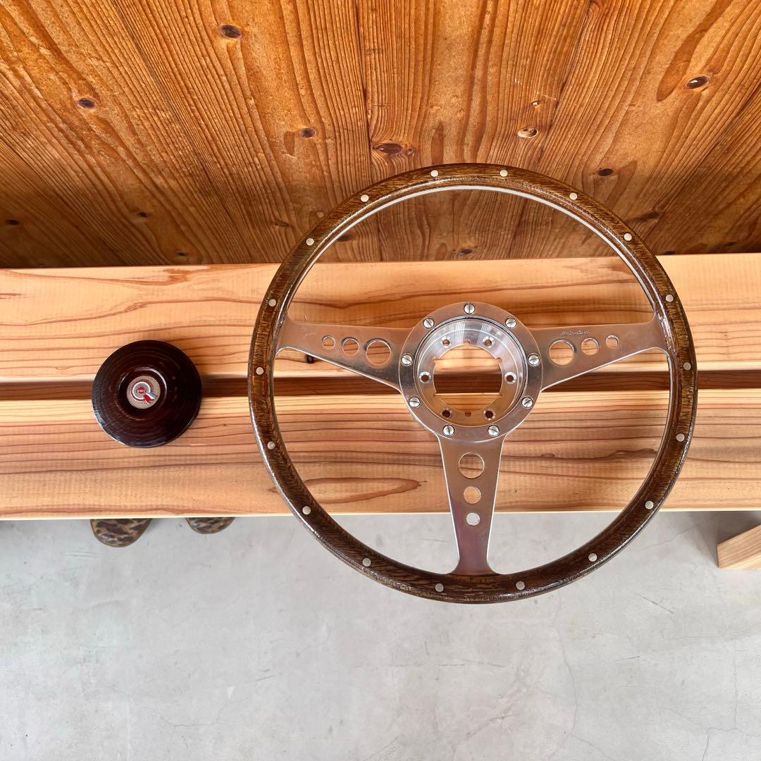 Moto-Lita ウッド ステアリング ⭐︎変換アダプター付き