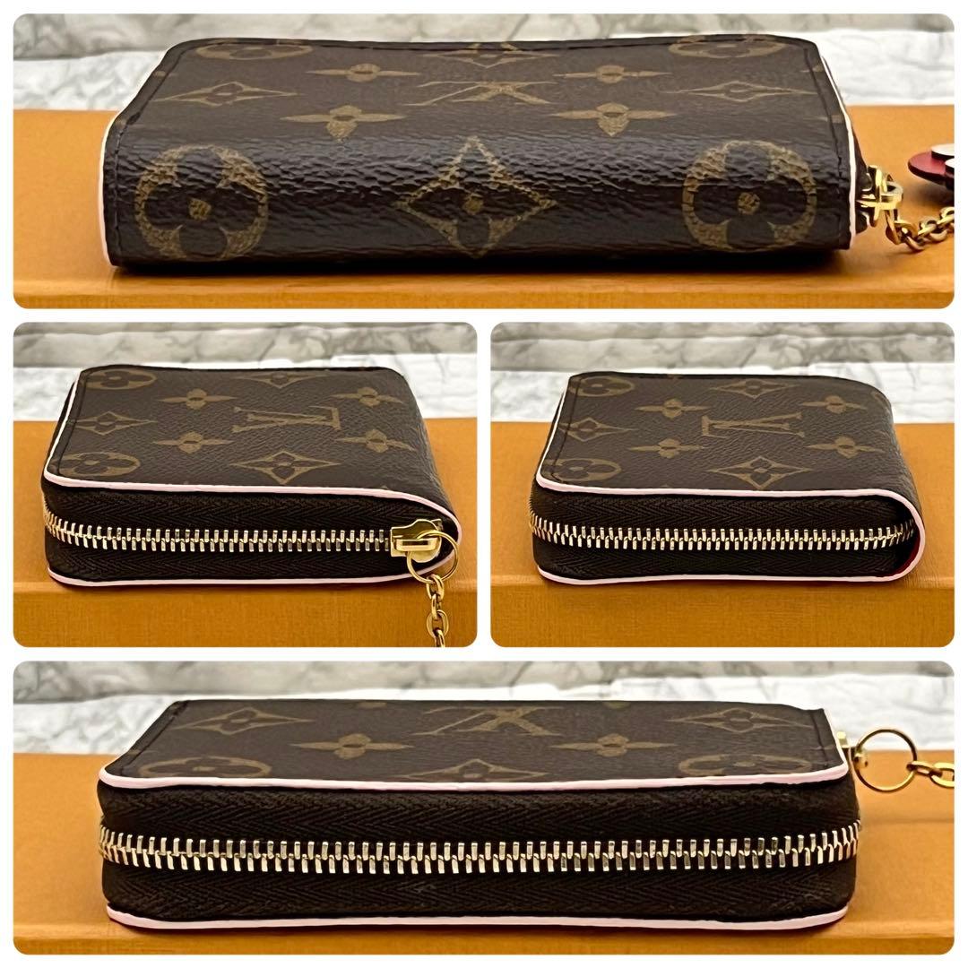 ★極上、希少品★ルイヴィトン　モノグラム　ジッピーパース　フラワーチャーム