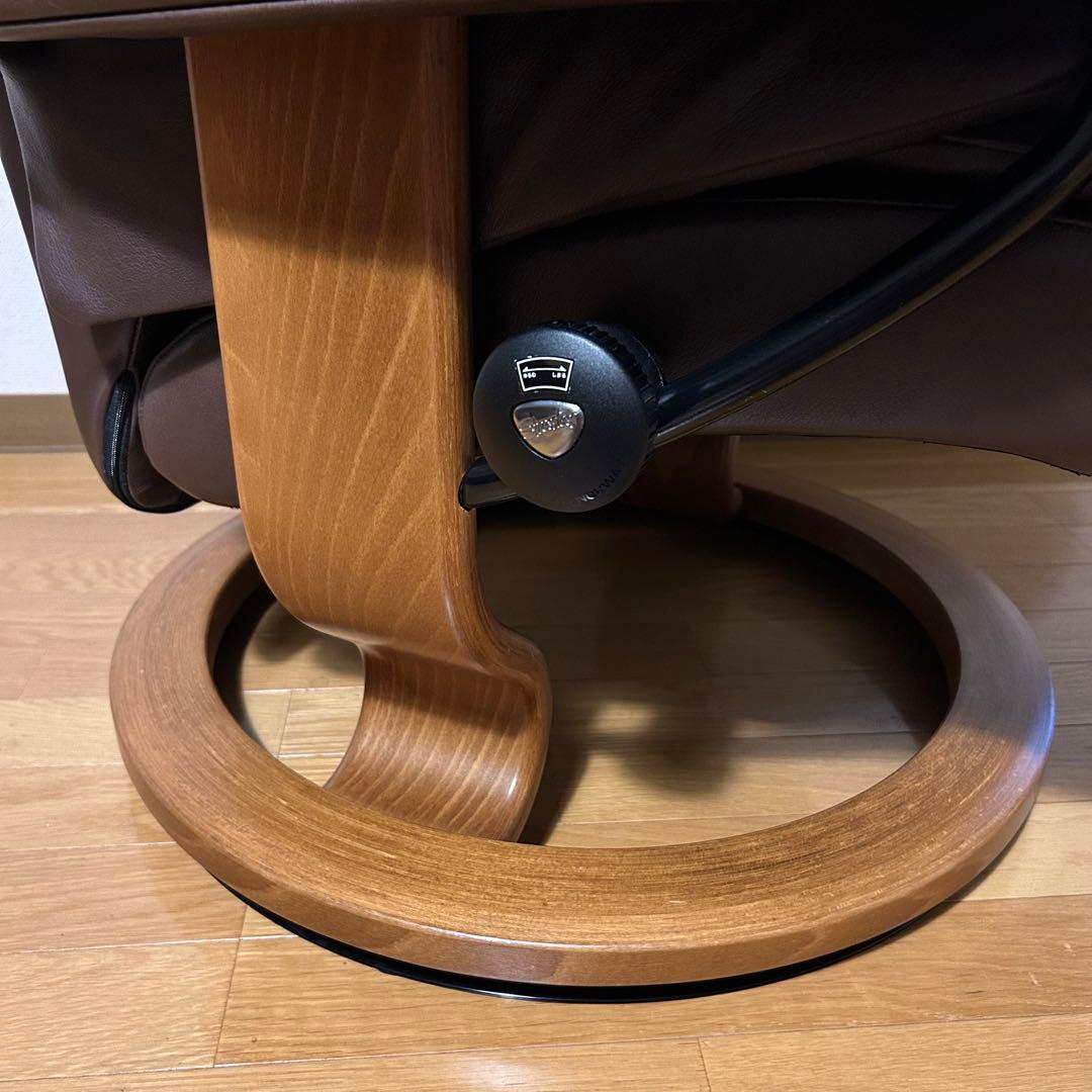 送料込み 美品　エコーネス　レノ　Sサイズ　ストレスレスチェア