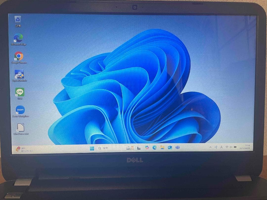 Win11搭載 Dell Inspiron メモリ8GB 新品SSD256GB