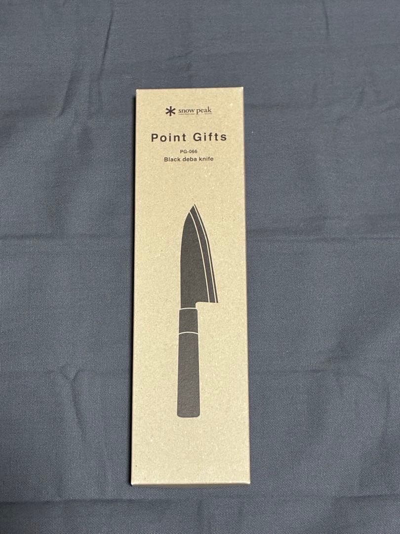 peak スノーピーク　包丁　ブラック出刃包丁 ポイントギフト