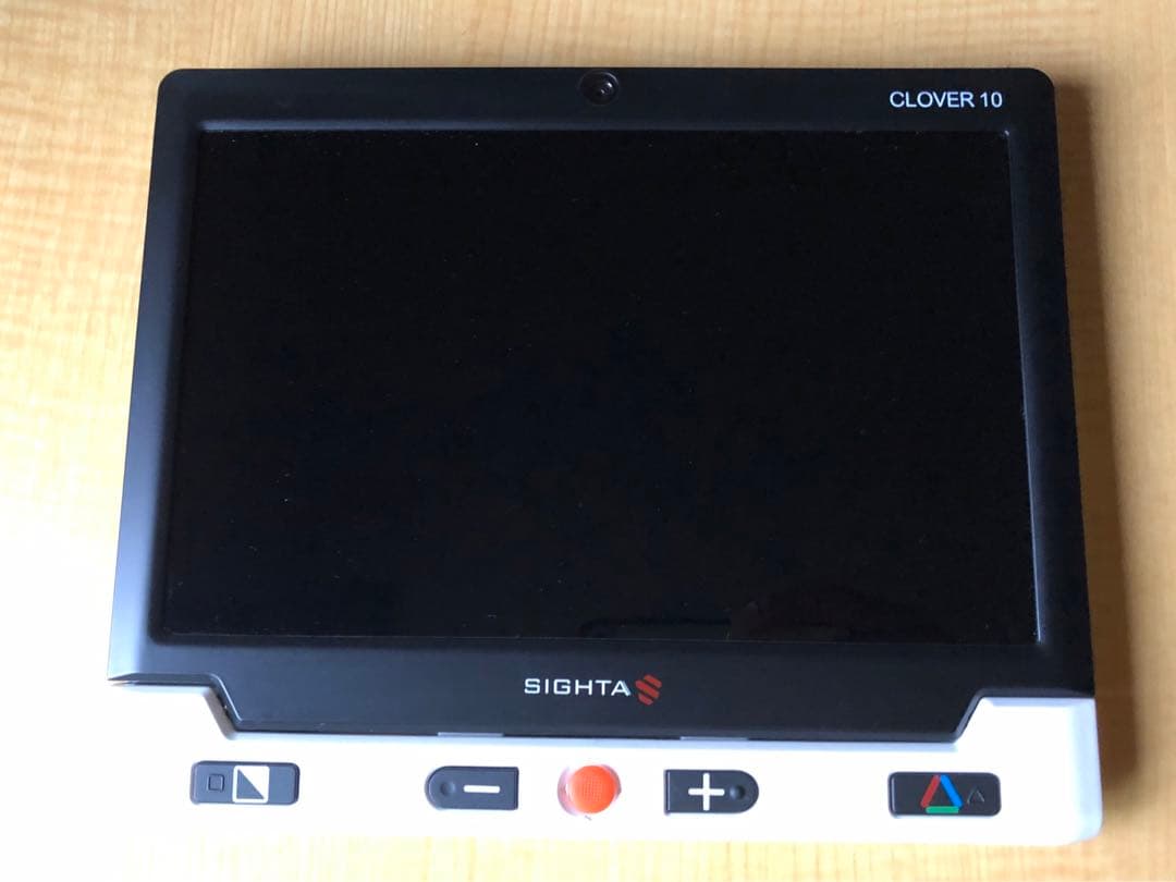 携帯型拡大読書器[HMV005B]電子ルーペ拡大鏡【クローバー10】sighta