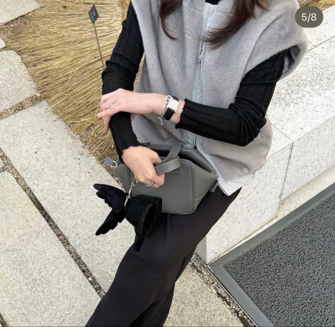 さらん❤︎様　新品YONFA ヨンファ HAPPYBAG限定商品ファーベスト