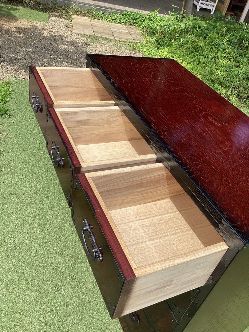 時代箪笥　民芸箪笥　収納家具　整理箪笥　装飾金具　和箪笥