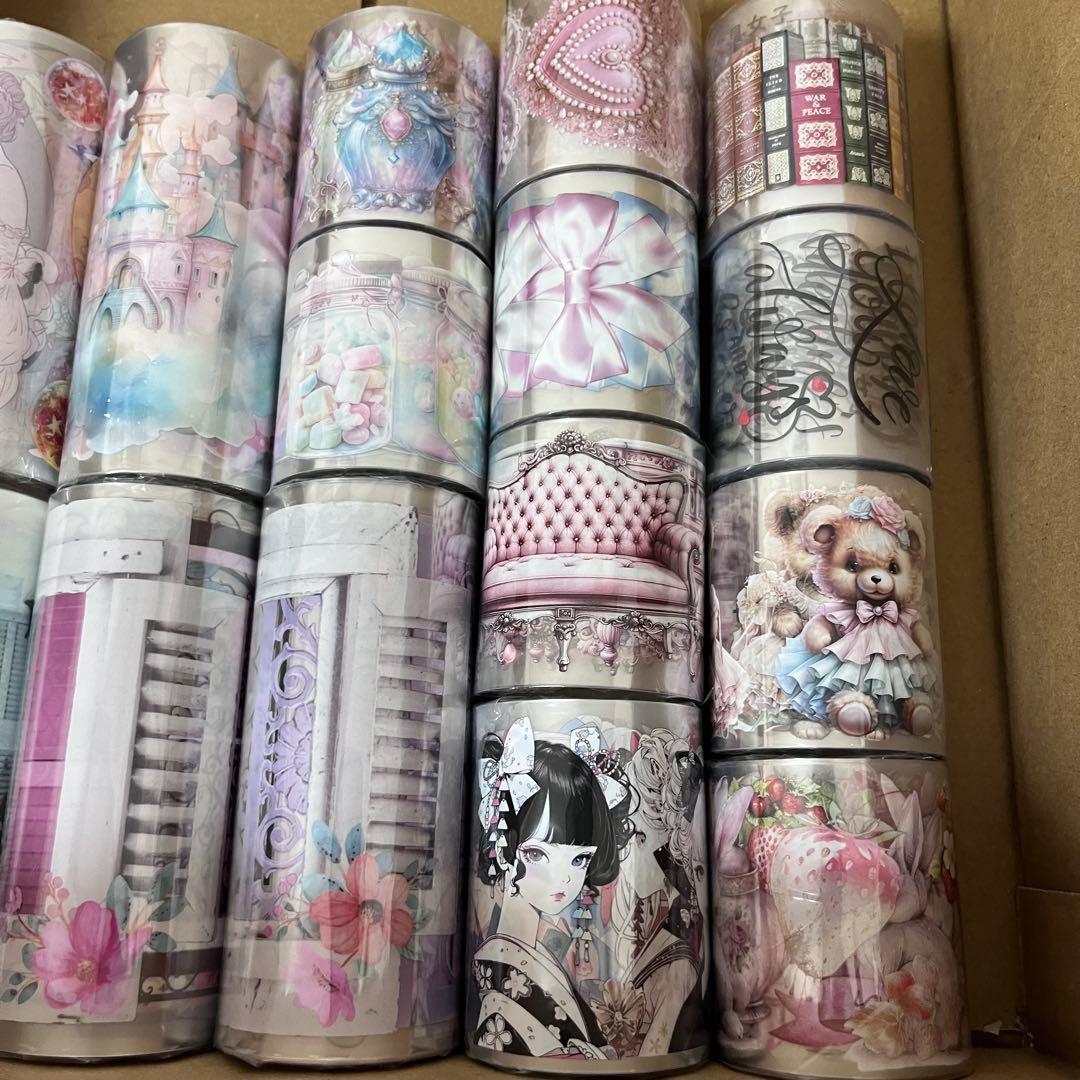 て*ら様 【未使用品】国内作家様 PETテープ まとめ売り　ハル×文具女子さんt