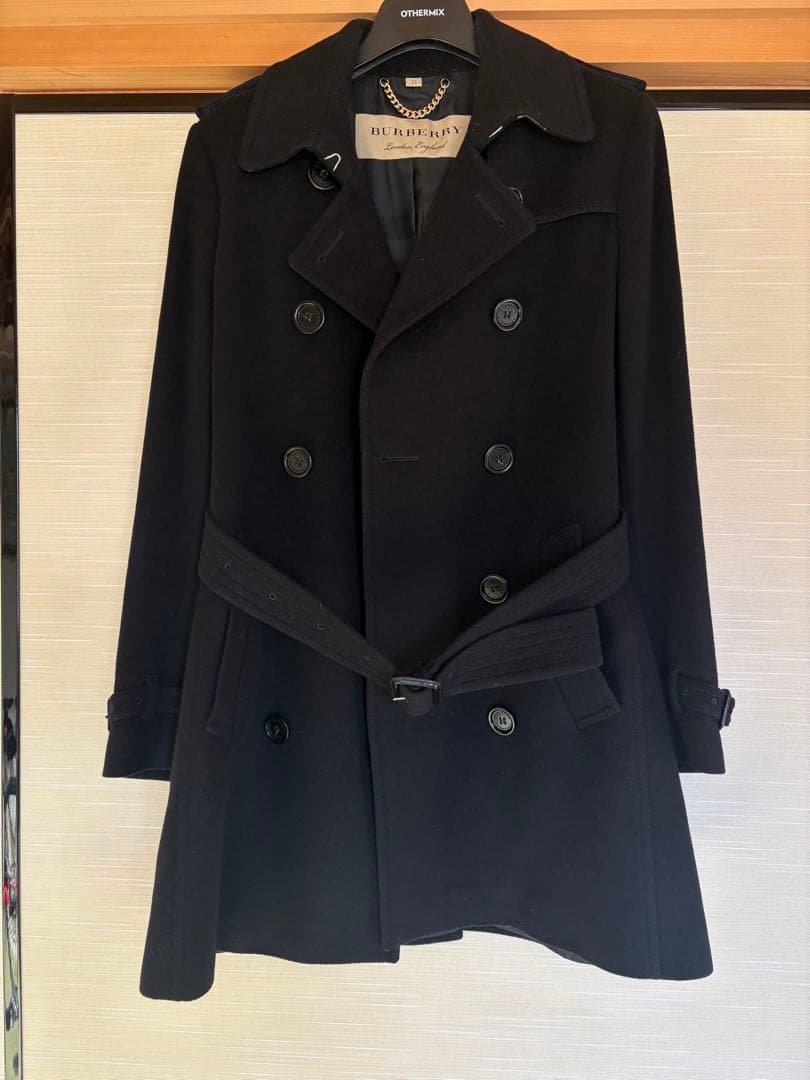 Burberry ブラック ピーコート 38サイズ　レディース超美品