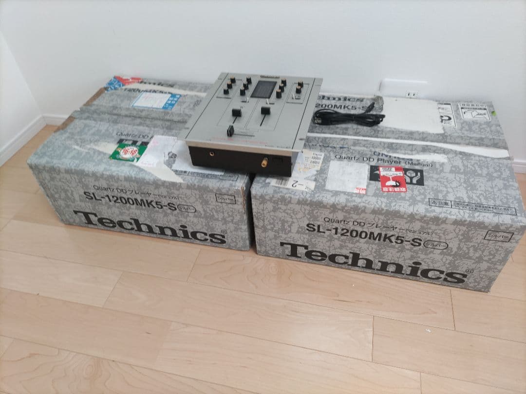 Technics SL1200MK5 (2台) /ミキサー SH-DJ1200