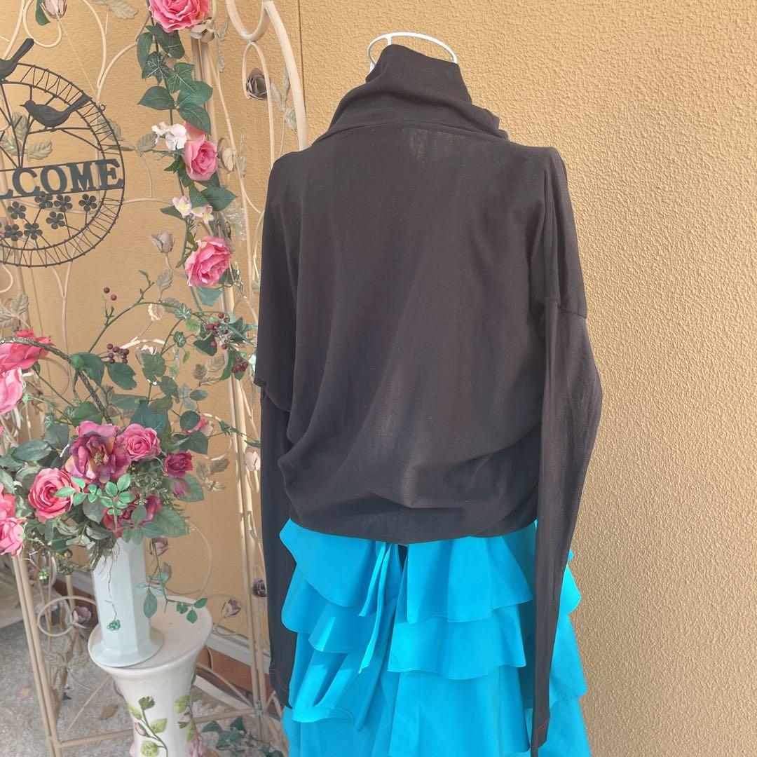 ヴィヴィアンウエストウッド　変形カットソー　オーブ　黒猫