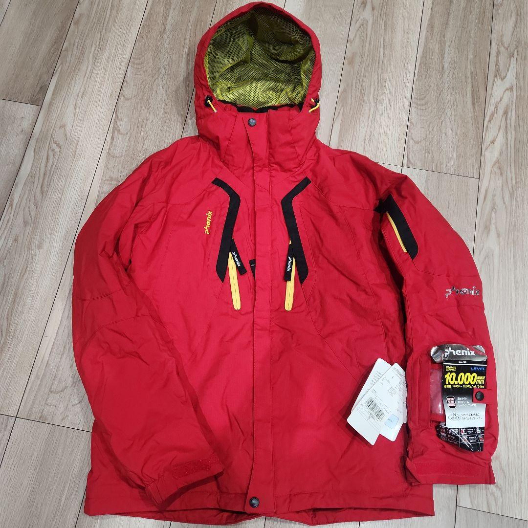 新品未使用 phenix スキーウェア レッド Lサイズ